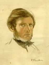Portrait de John Ruskin, vers 1861